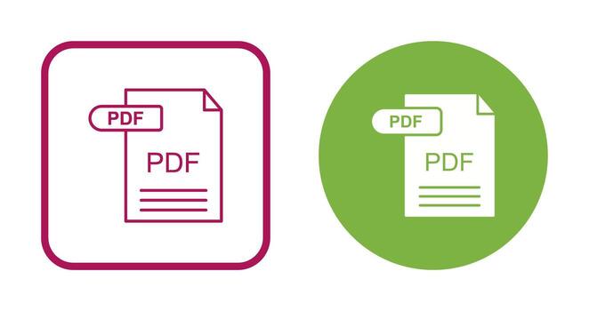 PDF Vector Icon