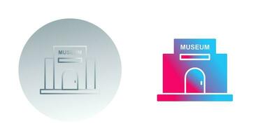 Museum Building Vector Icon