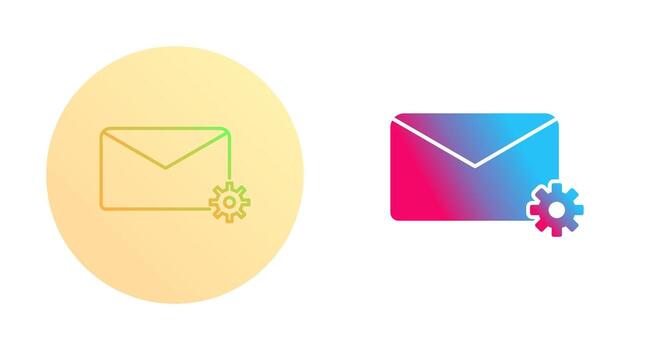 Message Settings Vector Icon