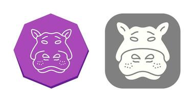 Hippo Vector Icon