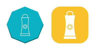 Sunblock Cream Vector Icon