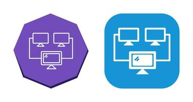 Connected Systems Vector Icon