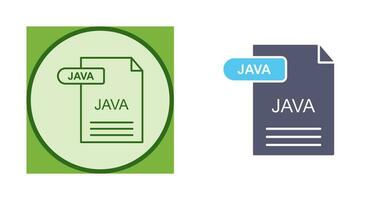 icono de vector de java