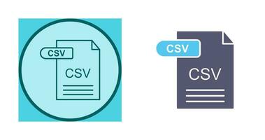 CSV Vector Icon