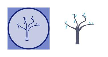 Tree with no Leaves Vector Icon