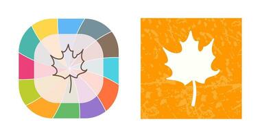 Autumn Leaf Vector Icon