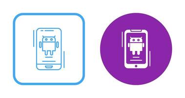 icono de vector de Android