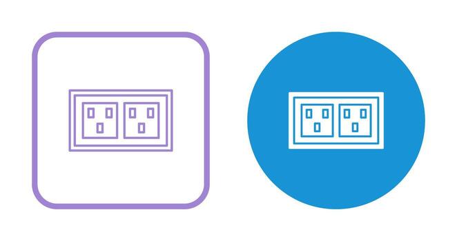 icono de vector de enchufe