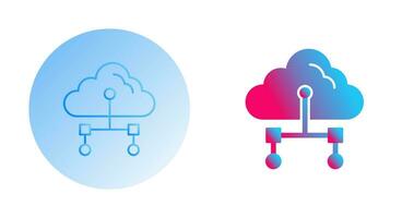 Internet Cloud Vector Icon