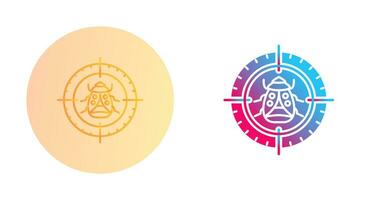 Bug Target Vector Icon
