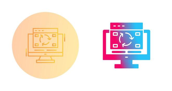 actualizar icono de vector