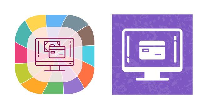 icono de vector de método de pago