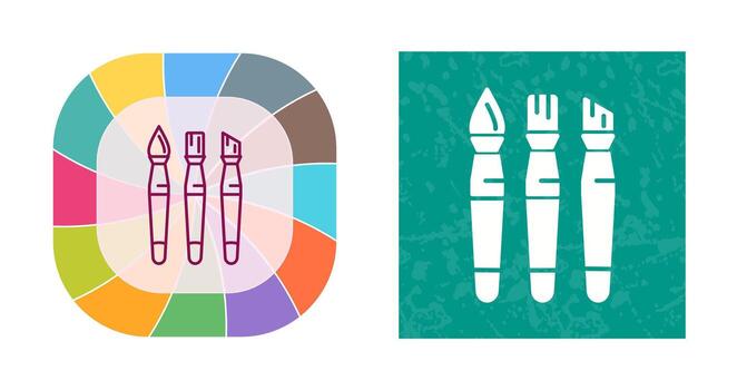 Brushes Vector Icon