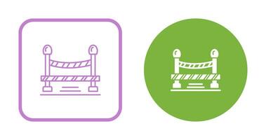 Do Not Cross Line Vector Icon