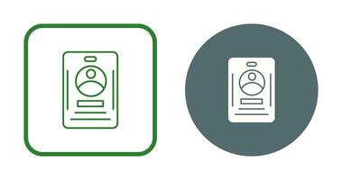 Office Card Vector Icon