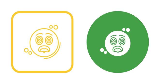icono de vector aturdido
