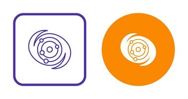 icono de vector de galaxia