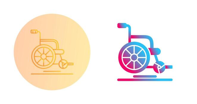 Wheel Chair Vector Icon