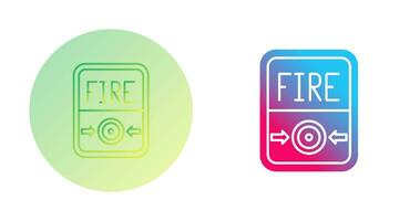 Fire Button Vector Icon