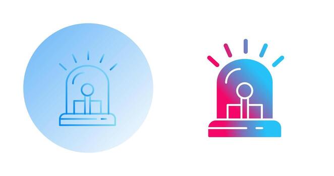 icono de vector de sirena