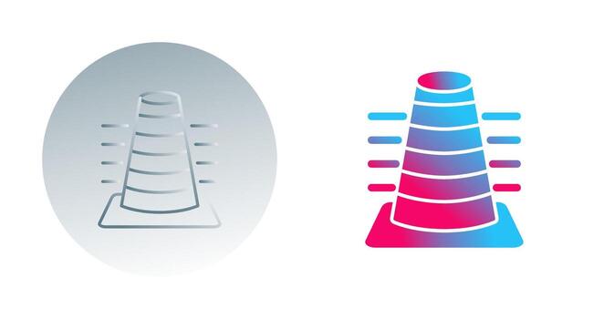 icono de vector de bolardo