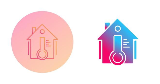 icono de vector de temperatura