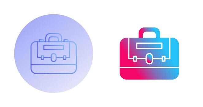 icono de vector de maletín