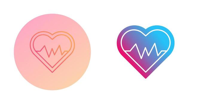Heart Beat Vector Icon