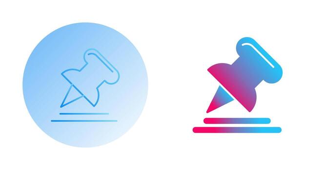 icono de vector de pin