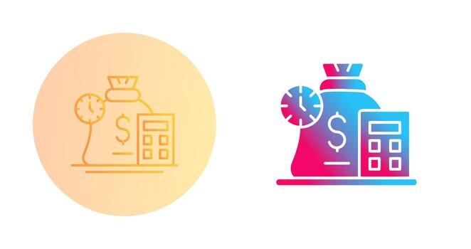 icono de vector de gasto