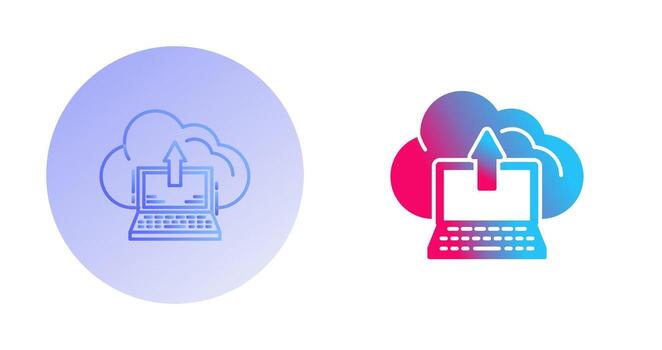 icono de vector de copia de seguridad