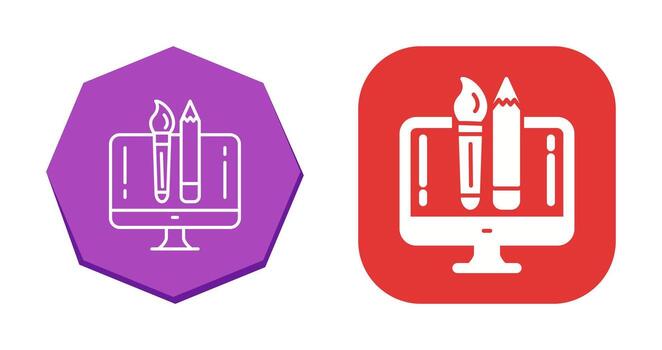 Creatividad diseño vector icono