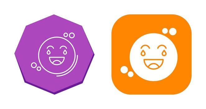 icono de vector de risa