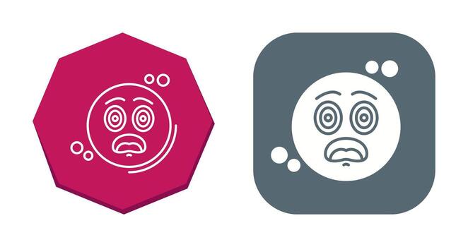 icono de vector aturdido