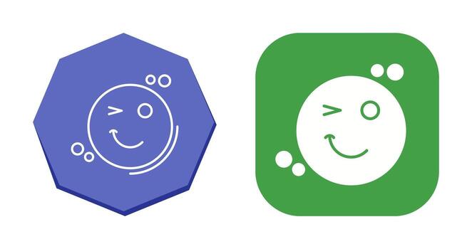 Wink Vector Icon