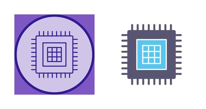 Processor Vector Icon