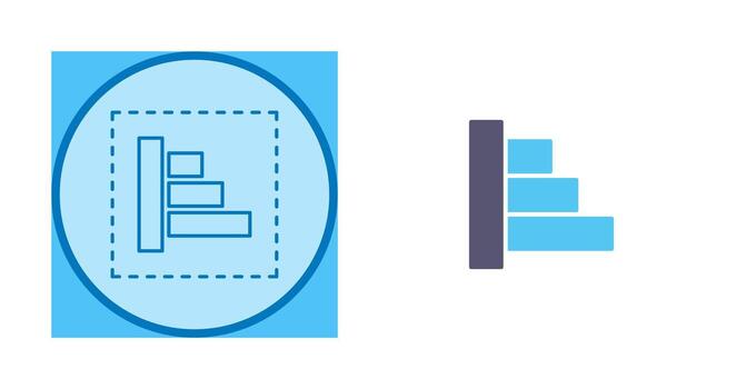 Object Alignment Vector Icon