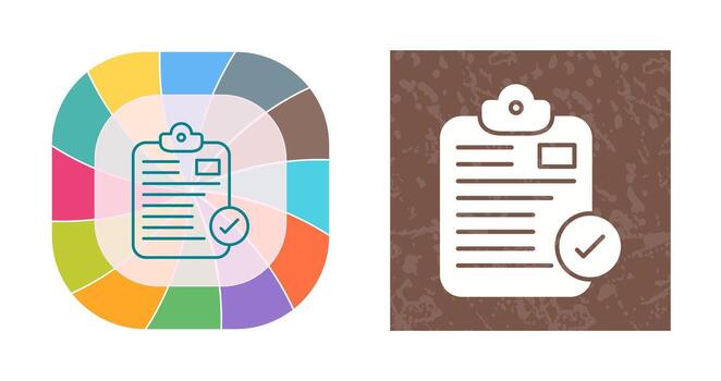 Secure Notepad Vector Icon