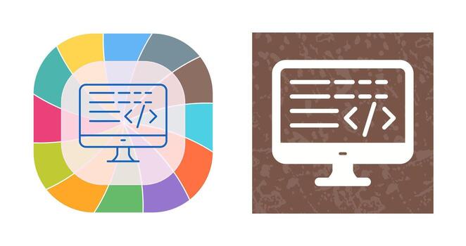 Coding Vector Icon