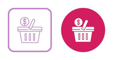 Shopping Basket Vector Icon