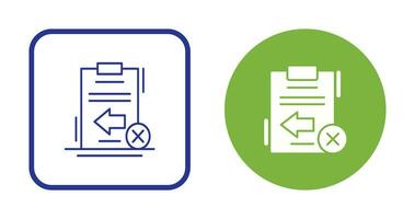 Return Failed Vector Icon