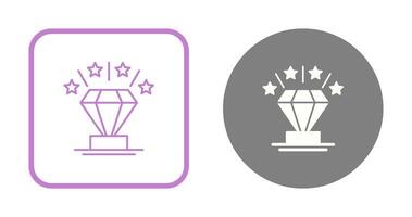 icono de vector de diamante