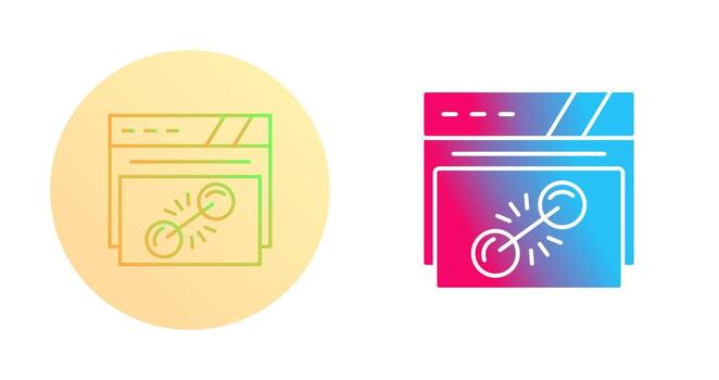 icono de vector de enlace