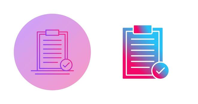 icono de vector seleccionado