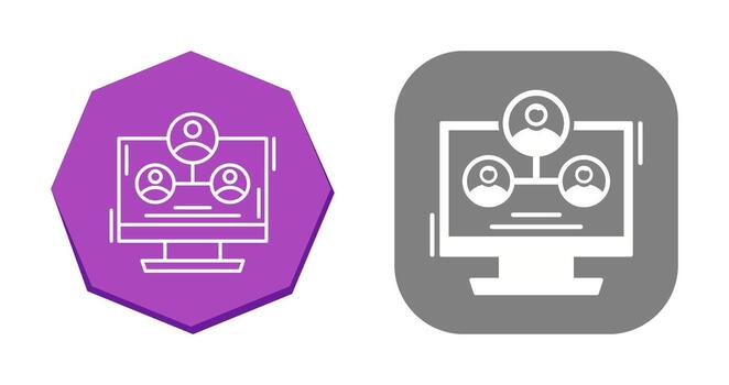 Hierarchy Structure Vector Icon
