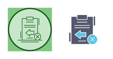 Return Failed Vector Icon