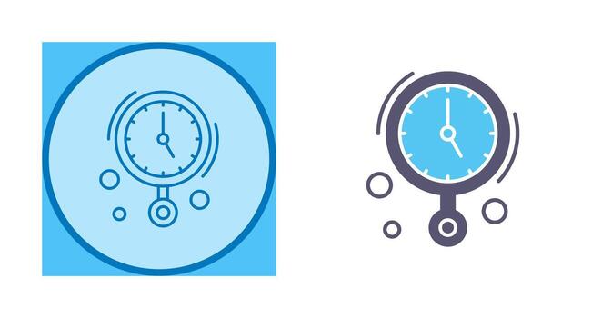 Wall Clock Vector Icon