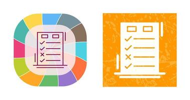 Today to Done CheckList Vector Icon