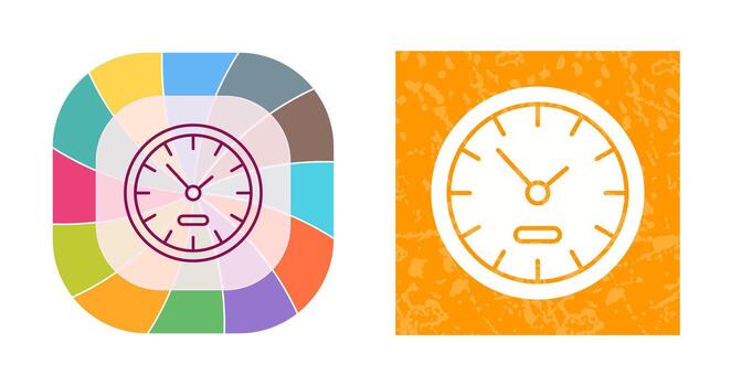 icono de vector de reloj