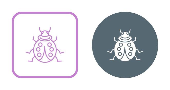 Ladybug Vector Icon